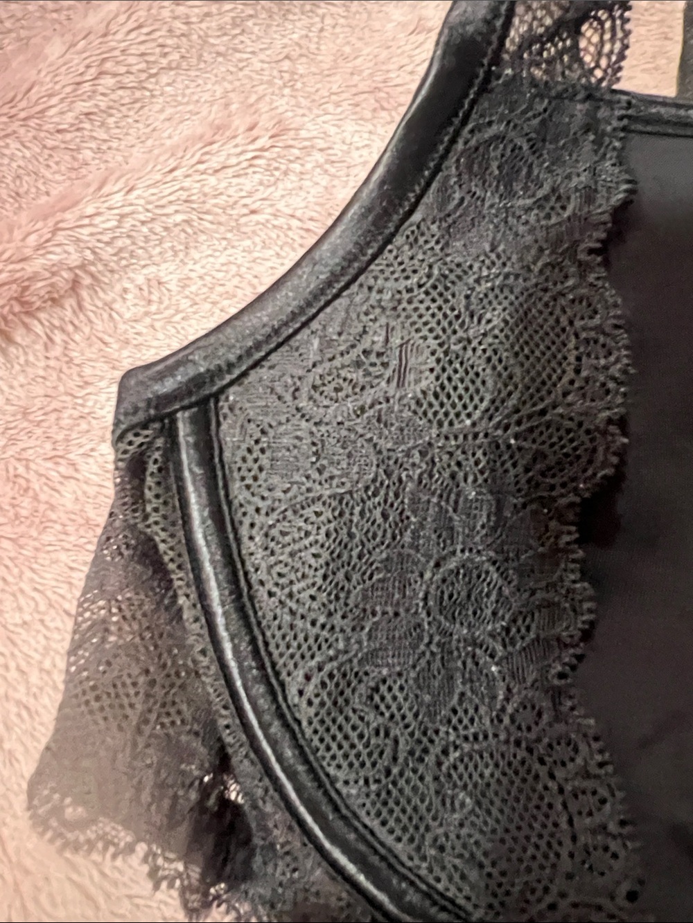 Victoria's Secret Black Lace Demi Bra - Picture 3 of 12